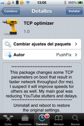Speed Up YouTube Videos on iPhone with TCP Optimizer