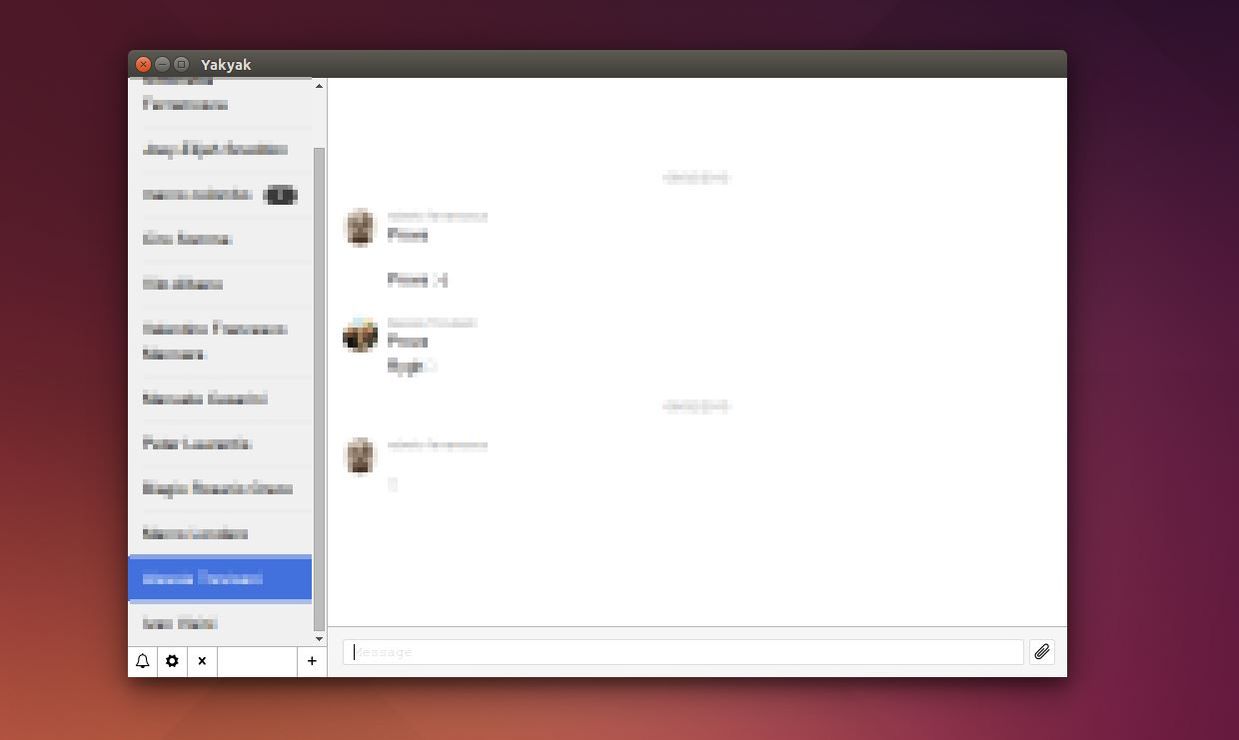 yakyak in Ubuntu