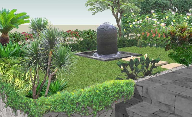 Home Interior Design: Home gardens ideas.