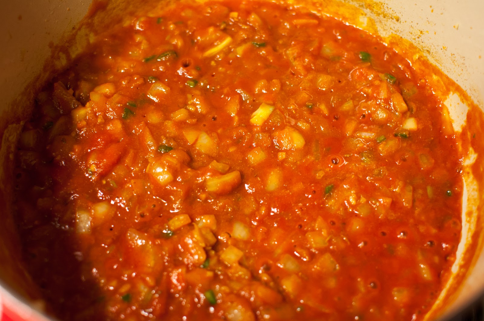 not quite gourmet Red Bean Curry (Rajma)