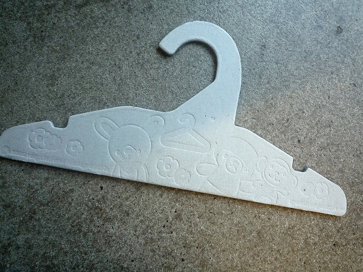 Green Hangers! A great alternative to wire hangers. Clouds2Kisses A