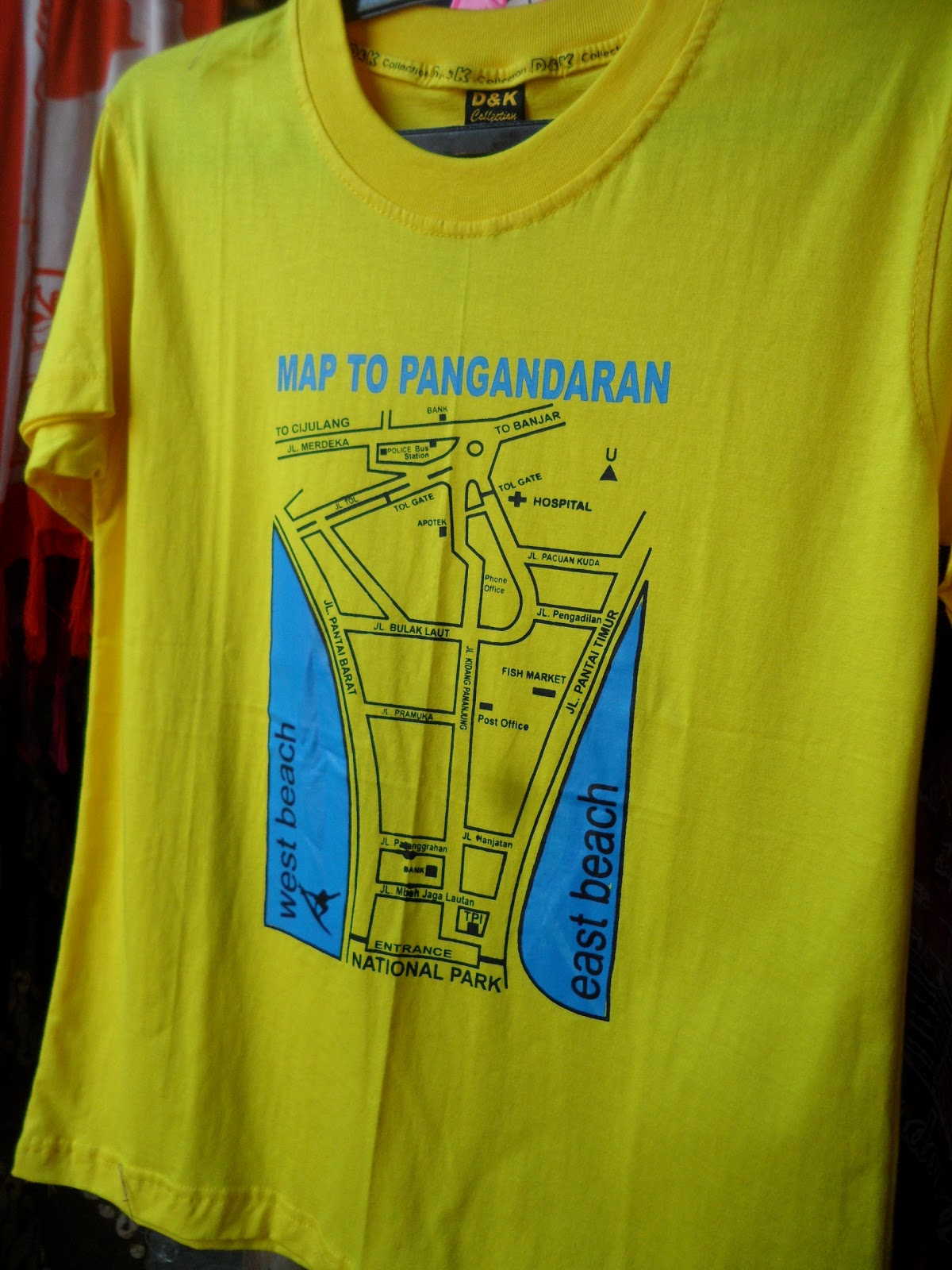 SOPAN (SOuvenir PANgandaran) Baju Pantai Pangandaran B034