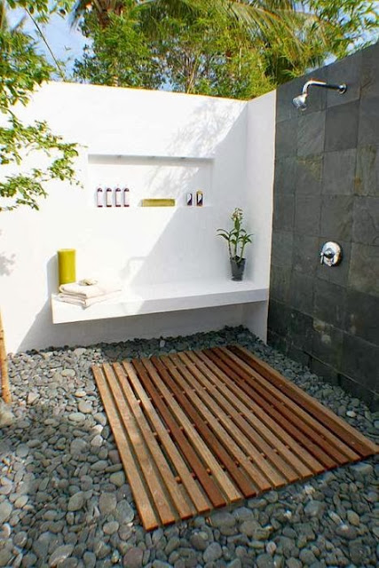 Decoracion de patios ducha exterior patios y jardines
