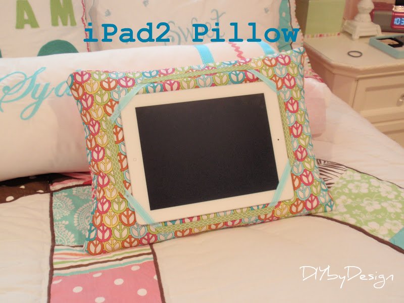 DIY by Design iPad Pillow Tutorial