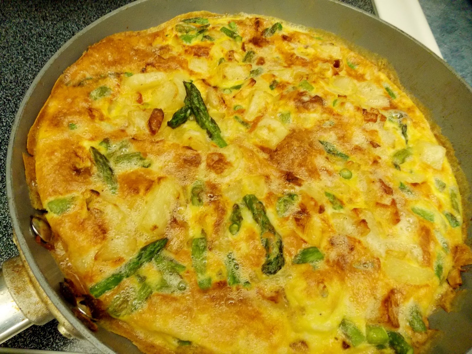 AsparagusPotato Frittata