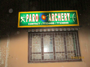 Archery coaching school in Paro.