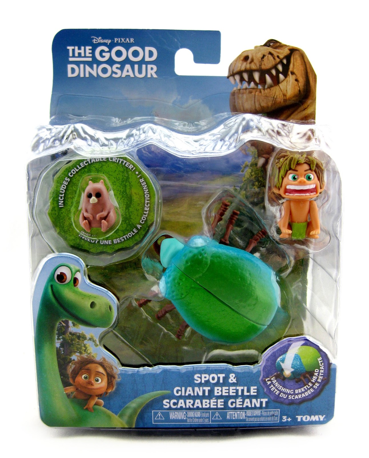 Dan the Pixar Fan The Good Dinosaur Action Arlo and Spot Figure Set
