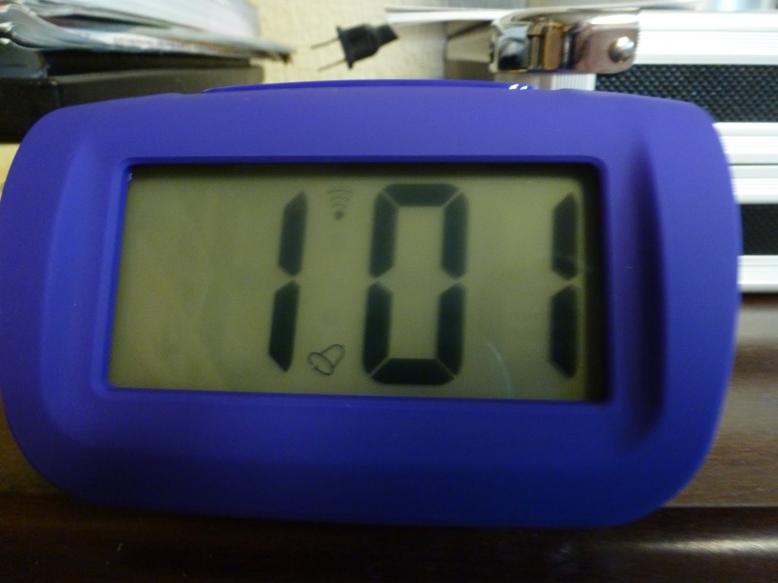 At the Fence Radio Shack Big Digit Alarm Clock