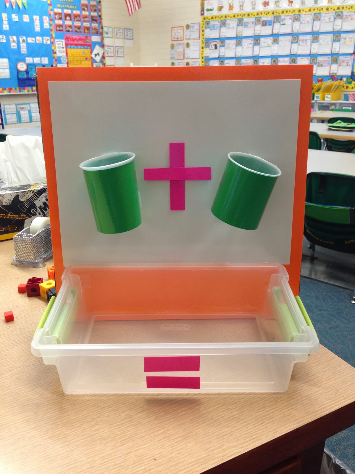 Sweet Sounds of Kindergarten Math Addition Cups!
