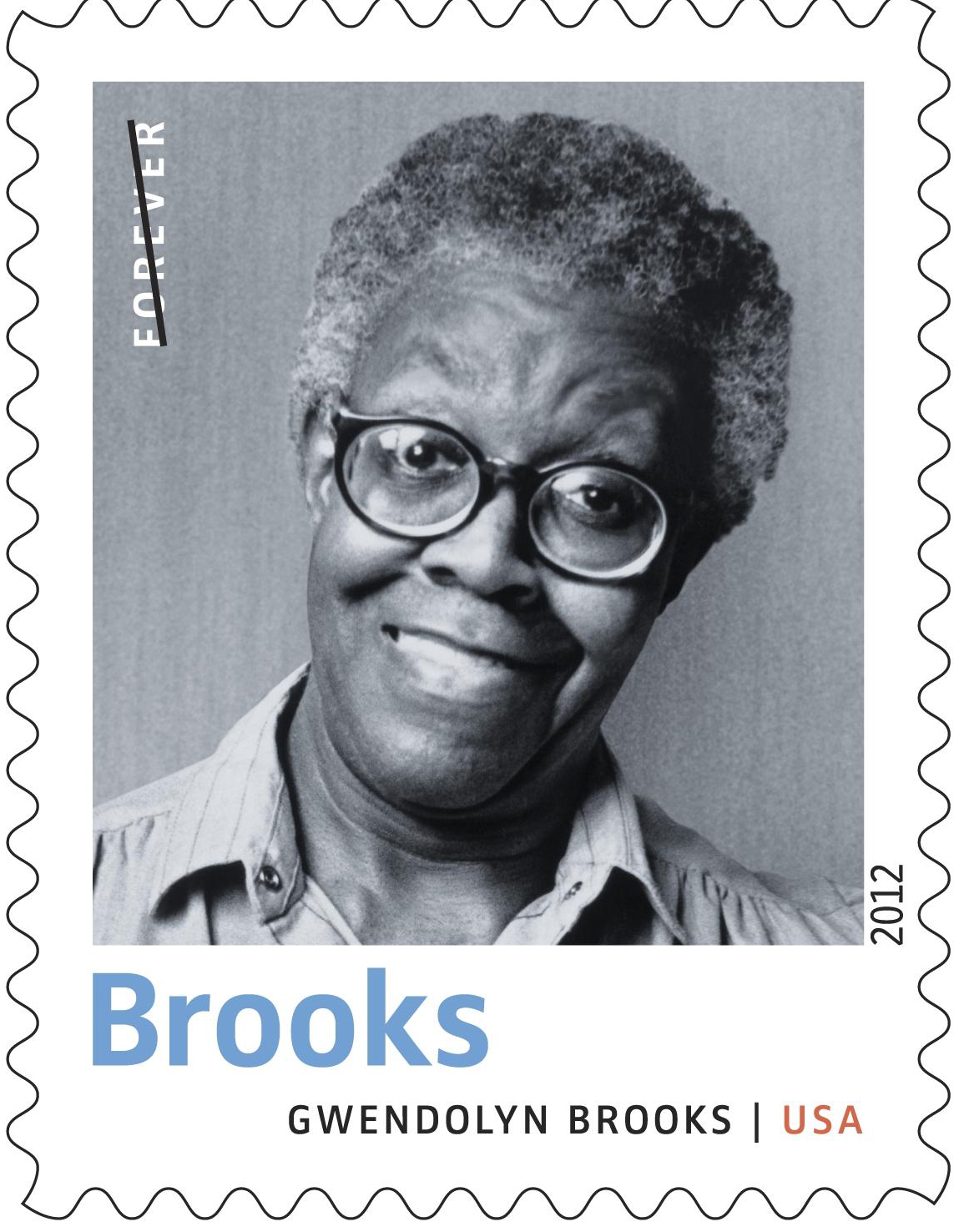 Literary Stamps Brooks, Gwendolyn (1917 2000)