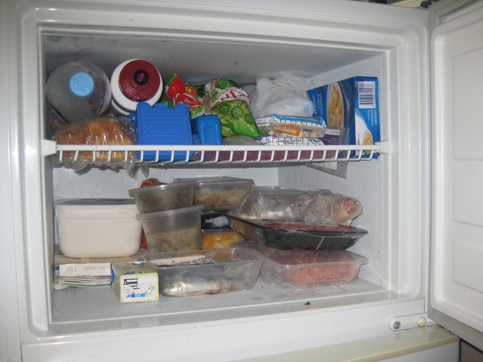 Begining of year freezer deice, defrost and clean out!