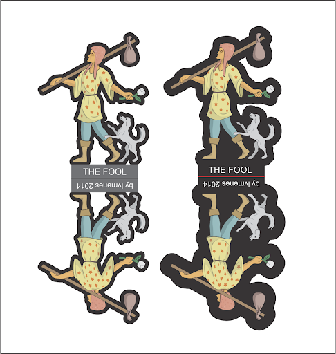 lvmenes paper miniature tarot the fool lvmenes paper miniature tarot the fool