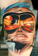 Fear and Loathing in Las Vegas Tattoo portrait by Todo fear and loathing in las vegas by todo abt tattoo