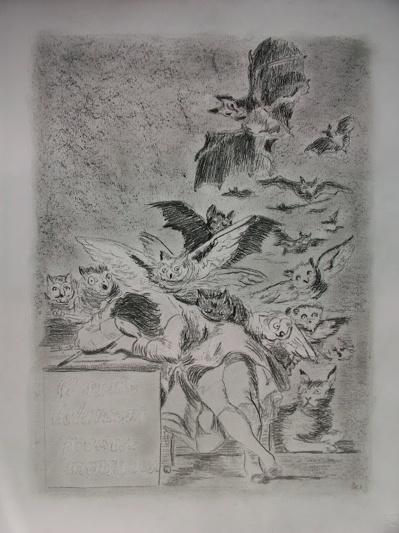 Falsi d'autore - Goya - El sueño de la razon produce monstruos