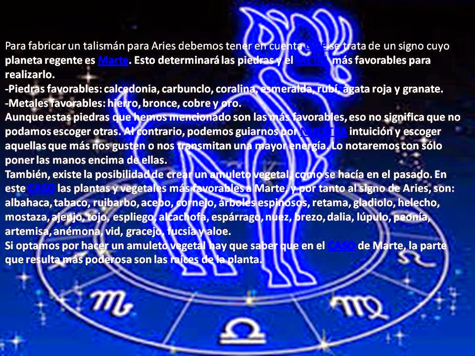centro esotérico alice cooper AMULETO PARA ARIES
