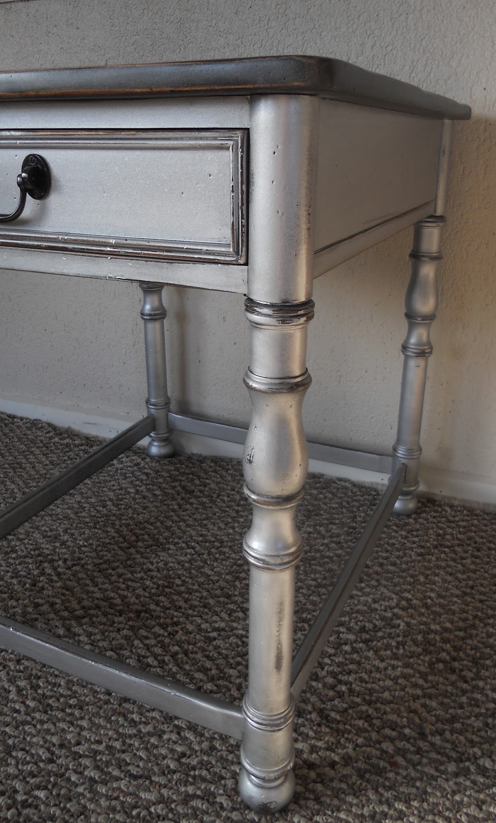 {createinspire} Silver Side Table