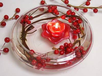 Single Candle Centerpiece