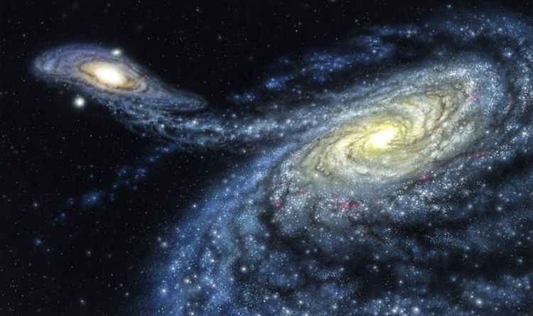 ...Andromeda and Milky-Way Galaxies...