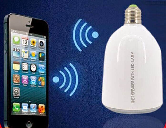 Plafoniera Con Altoparlante : Lampada led speaker bluetooth musica con casse stereo luce
