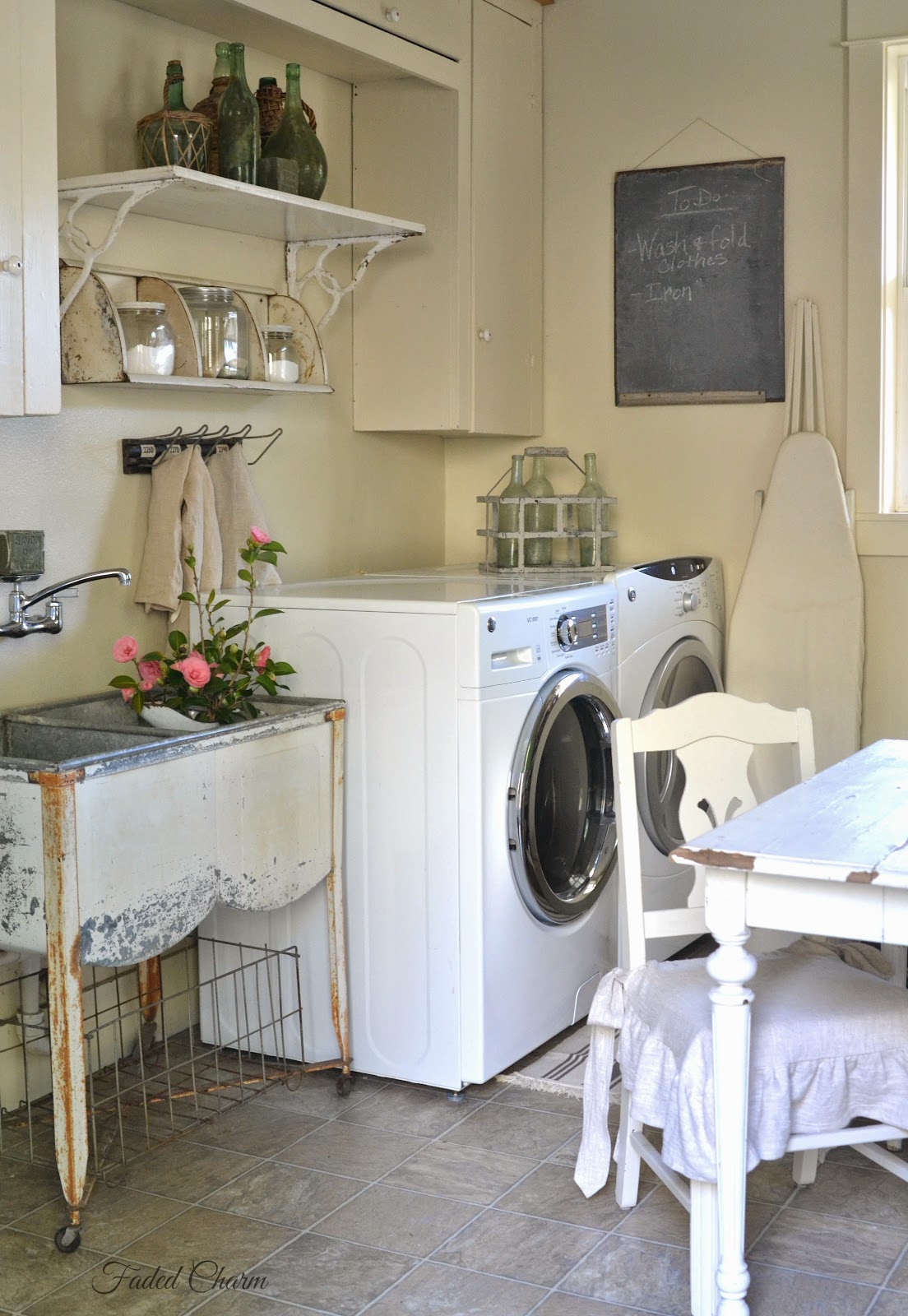 Faded Charm Laundry Room Essentials