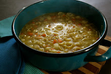 Great Northern Bean and Pasta Shell Soup