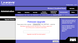 Proses Upgrade Router Proses Upgrade Router