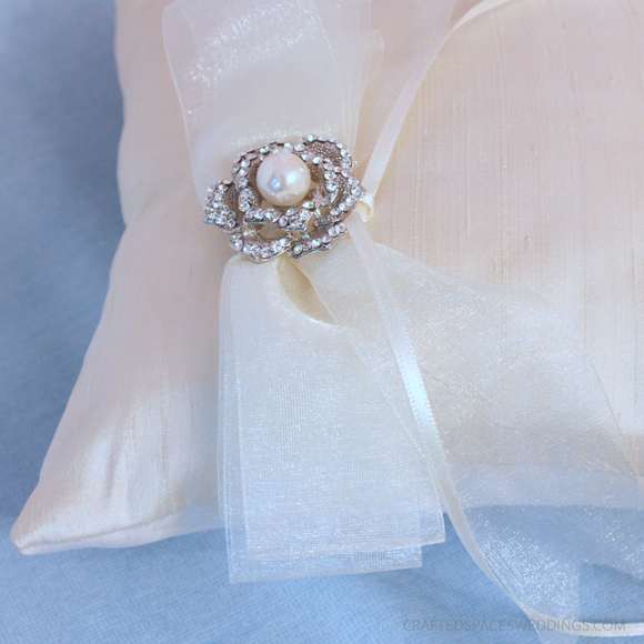 Crafted Spaces Weddings DIY Ring Pillow