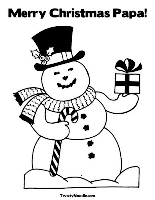 Coloring Pages Merry Christmas 