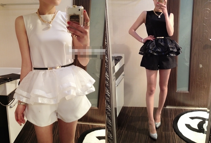 organza peplum