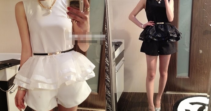 organza peplum top