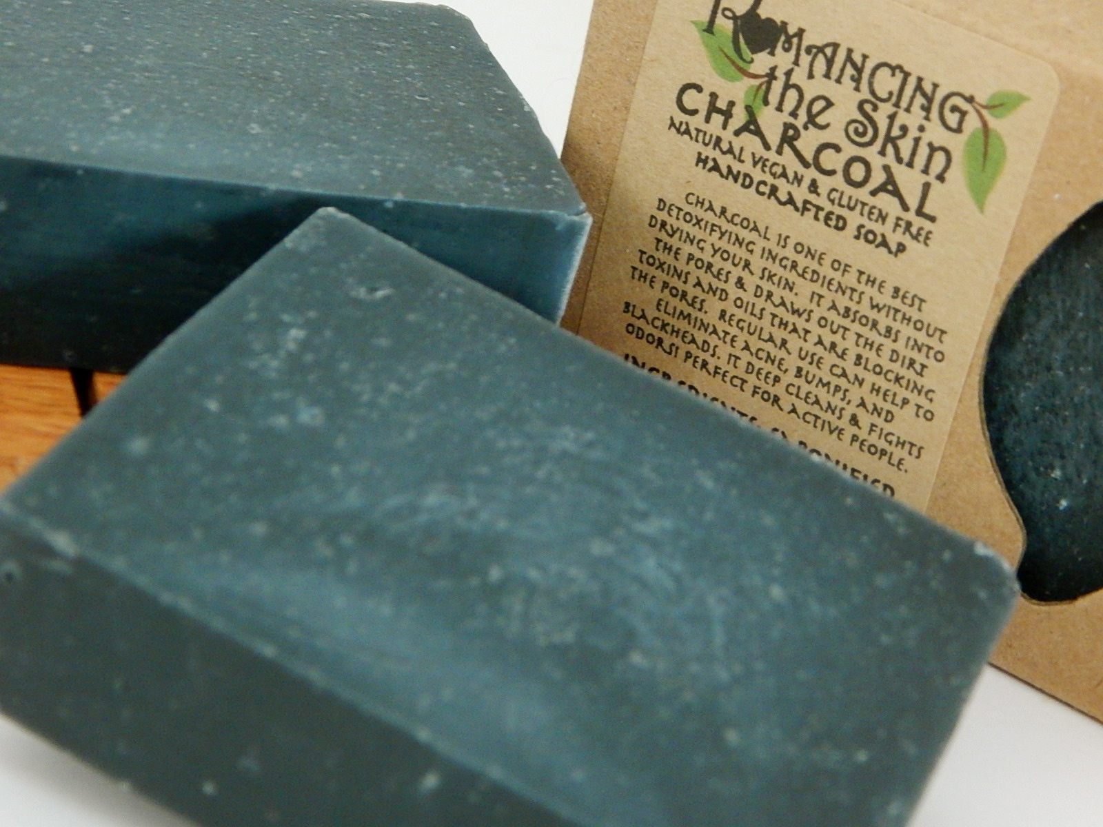 Charcoal (natural/vegan/gluten free) $6.00 ea