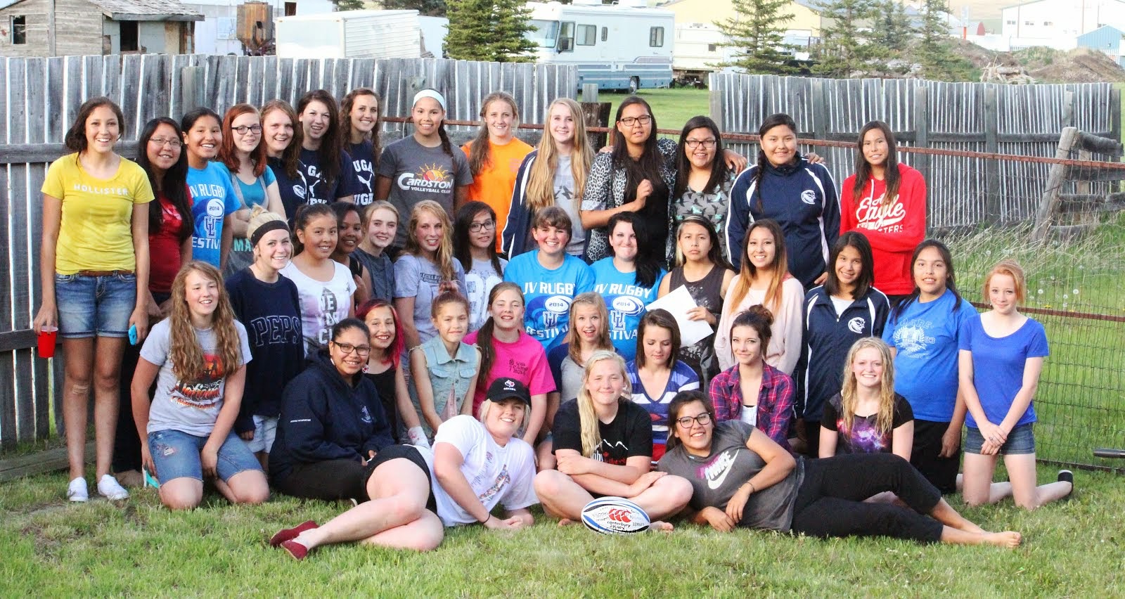 Cardston Girls Rugby 2014