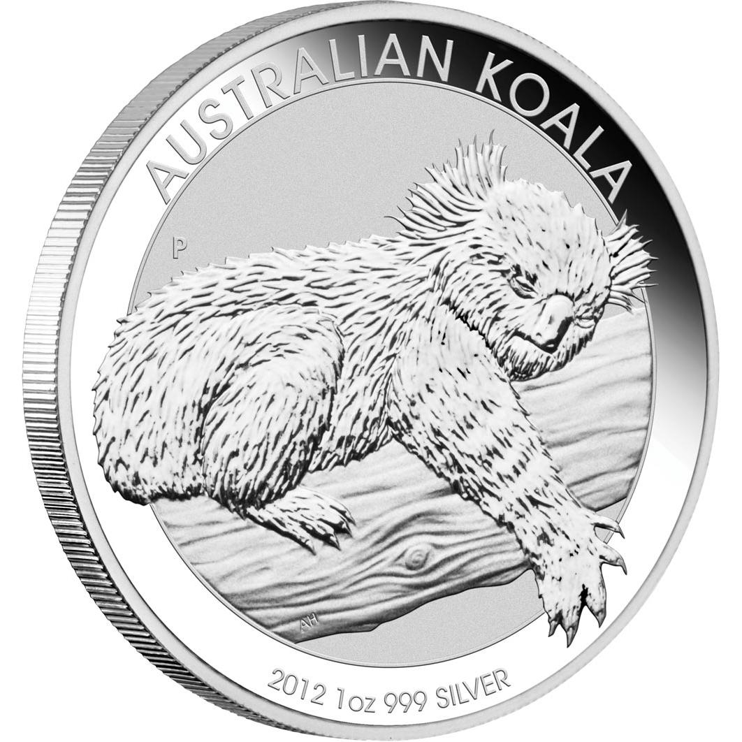 Australia Silver AUSTRALIAN KOALA 2012 1OZ SILVER COIN CARDED Perth