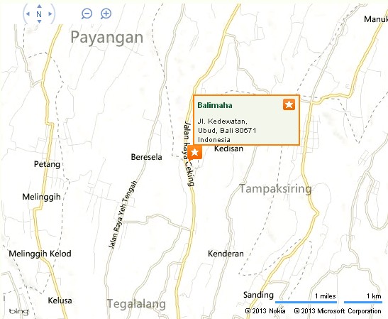 Balimaha Ubud Location Map,Location Map of Balimaha Ubud,Balimaha Ubud Accommodation Destinations Attractions Hotels Map 