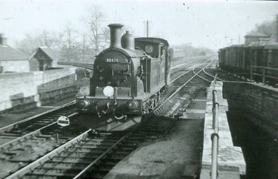 M7 30479 at Fareham with Portsmouth-Eastleigh service