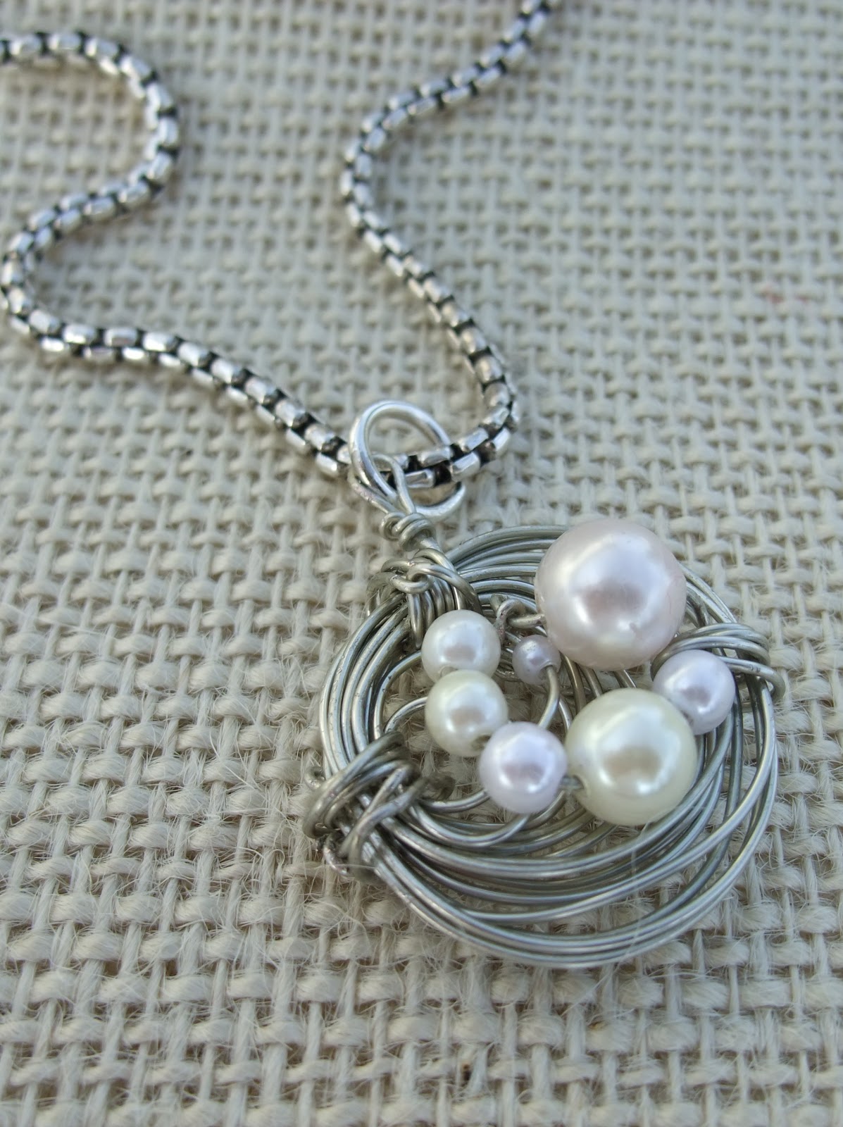 Just Another Hang Up Bird Nest Necklace