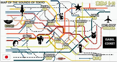 Map of the Sounds of Tokyo
