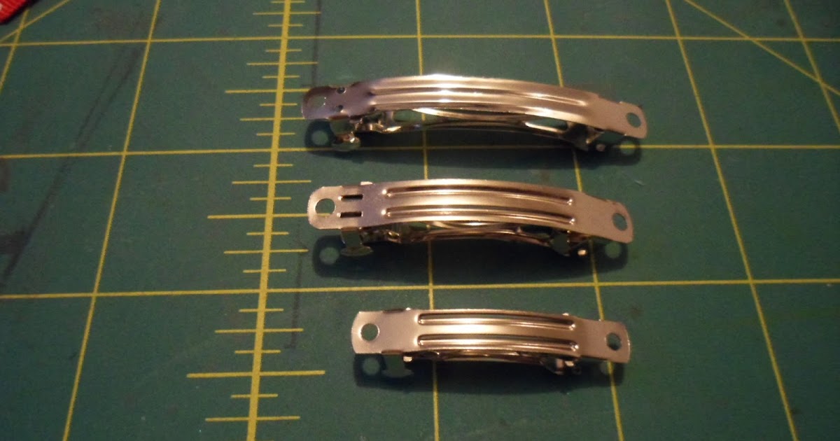 Clippies and Bows oh my! How To Line a Barrette Clip (1 1/2, 2, and 2