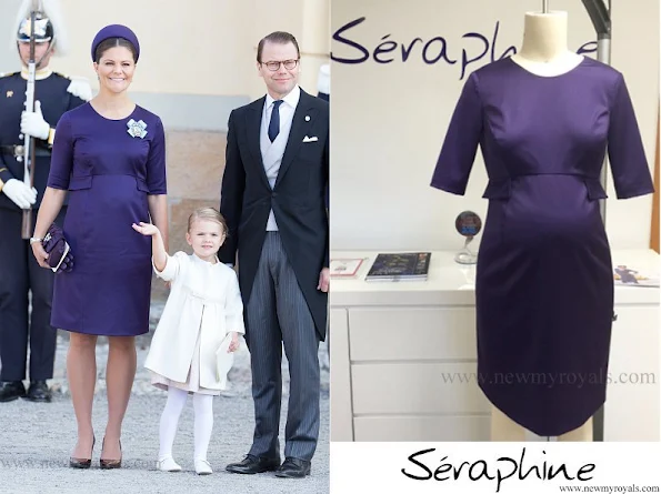 Seraphine founder Cecile Reinaud refined the exclusive bespoke design, which was then created by talented team of in-house tailors