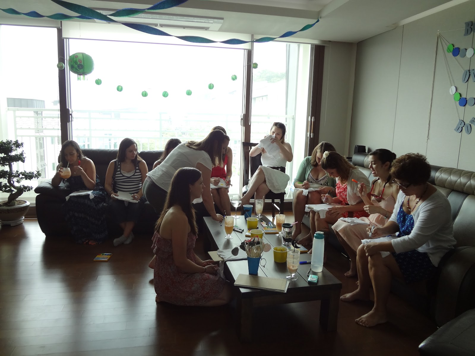 Josh and Leah's Korean Adventures Baby Shower in Korea