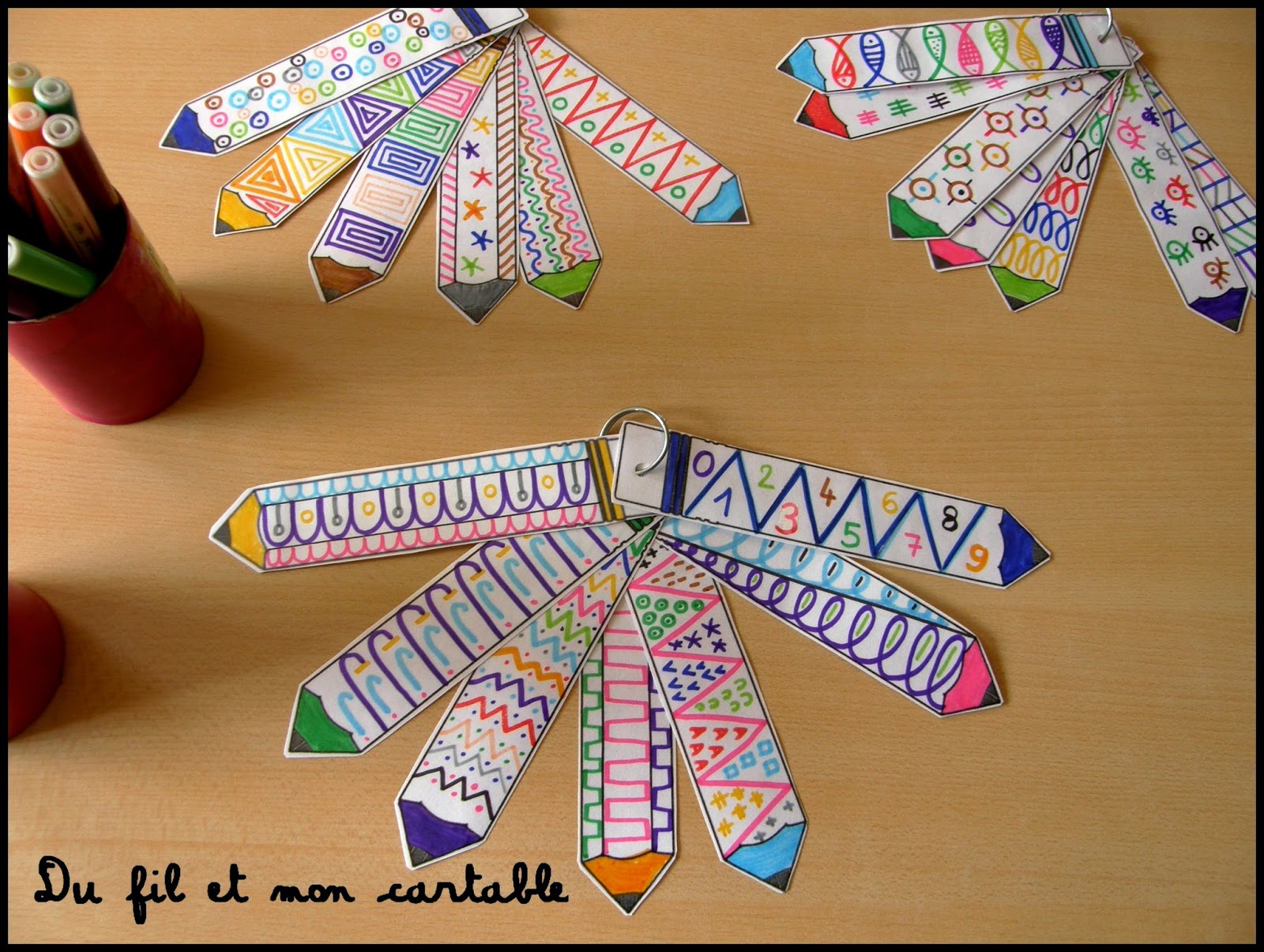 Du fil et mon cartable Atelier graphisme CRAYON Coin Accueil