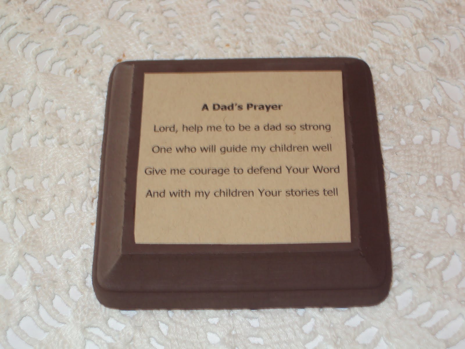 Simple Prayers Wall Plaques (All Glory Is His Writing Ministry) Sample