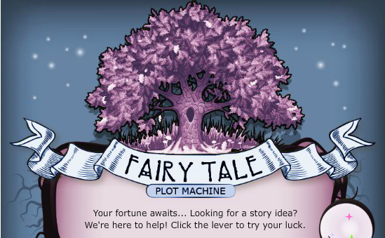 Slot machine writing prompt