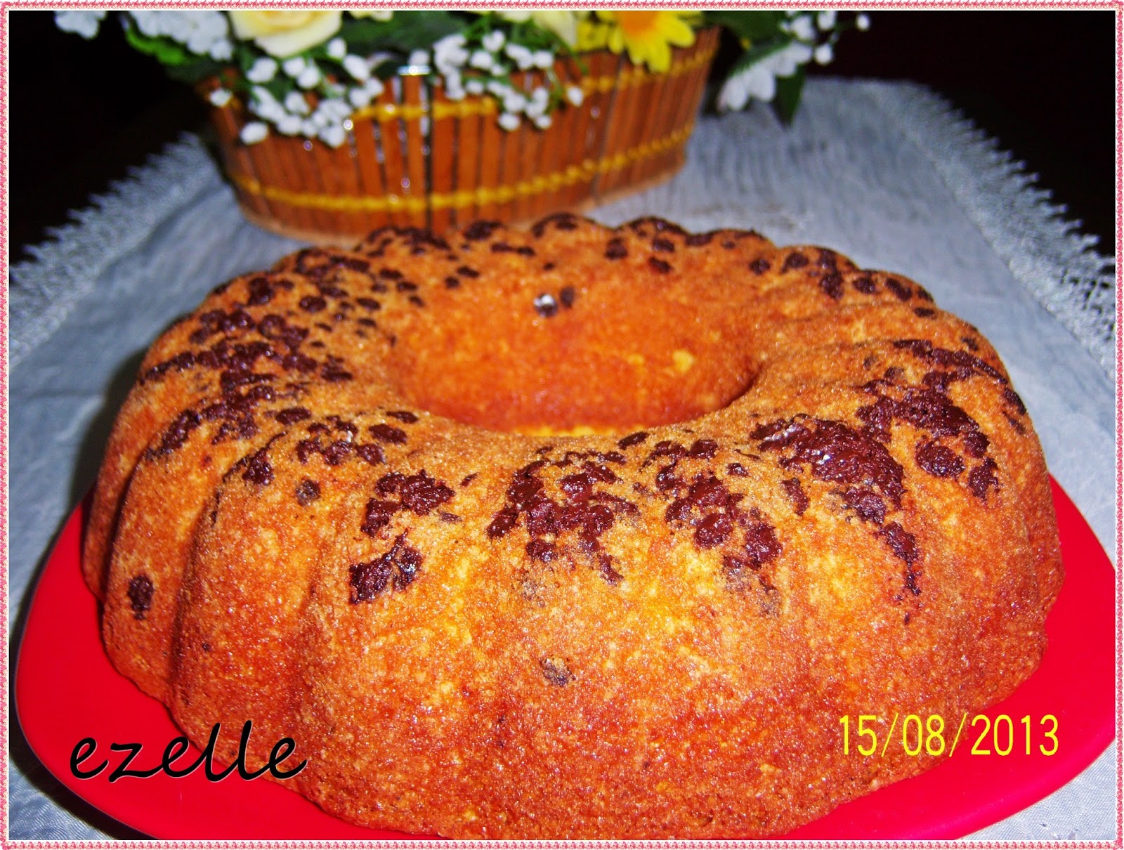 EZELLE MUZLU PUDİNGLİ KEK