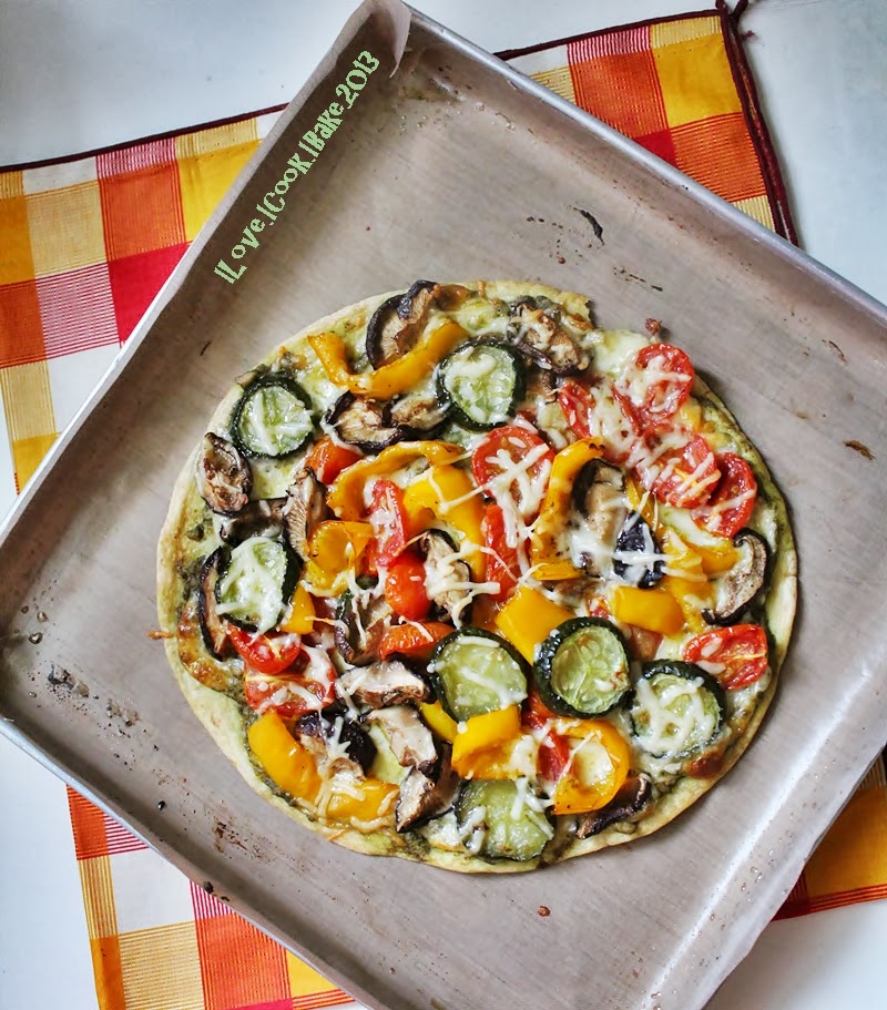 I Love. I Cook. I Bake. Easy Flatbread Pizza (Ree Drummond)