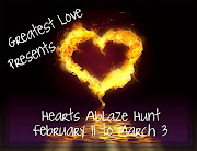 The next big Greatest Love hunt event! With a fantastic following of hunters . (hearts ablaze hunt poster)