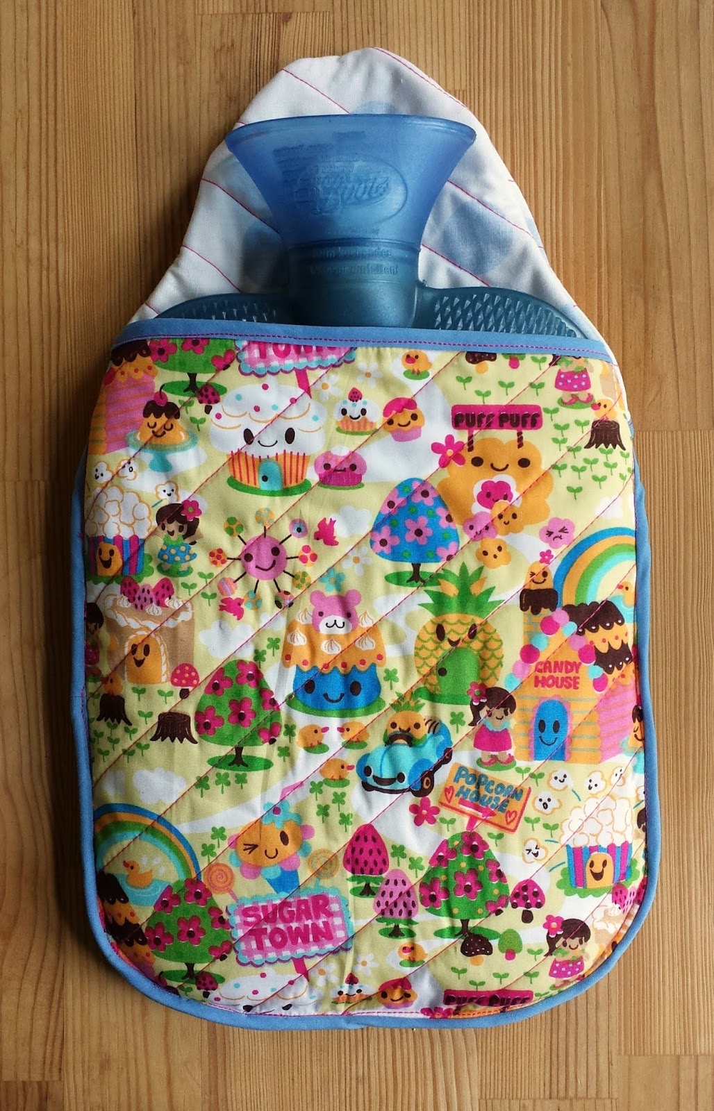 irish thREDhead Quilted Hot Water Bottle Cover A Quick Tutorial
