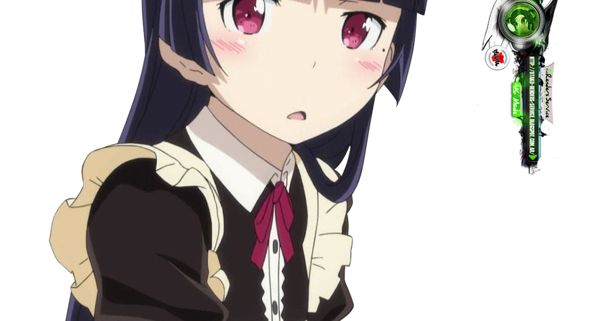 Oreimo:Ruri Gokou Ep 9 Mega Cute Maid Render | ORS Anime Renders