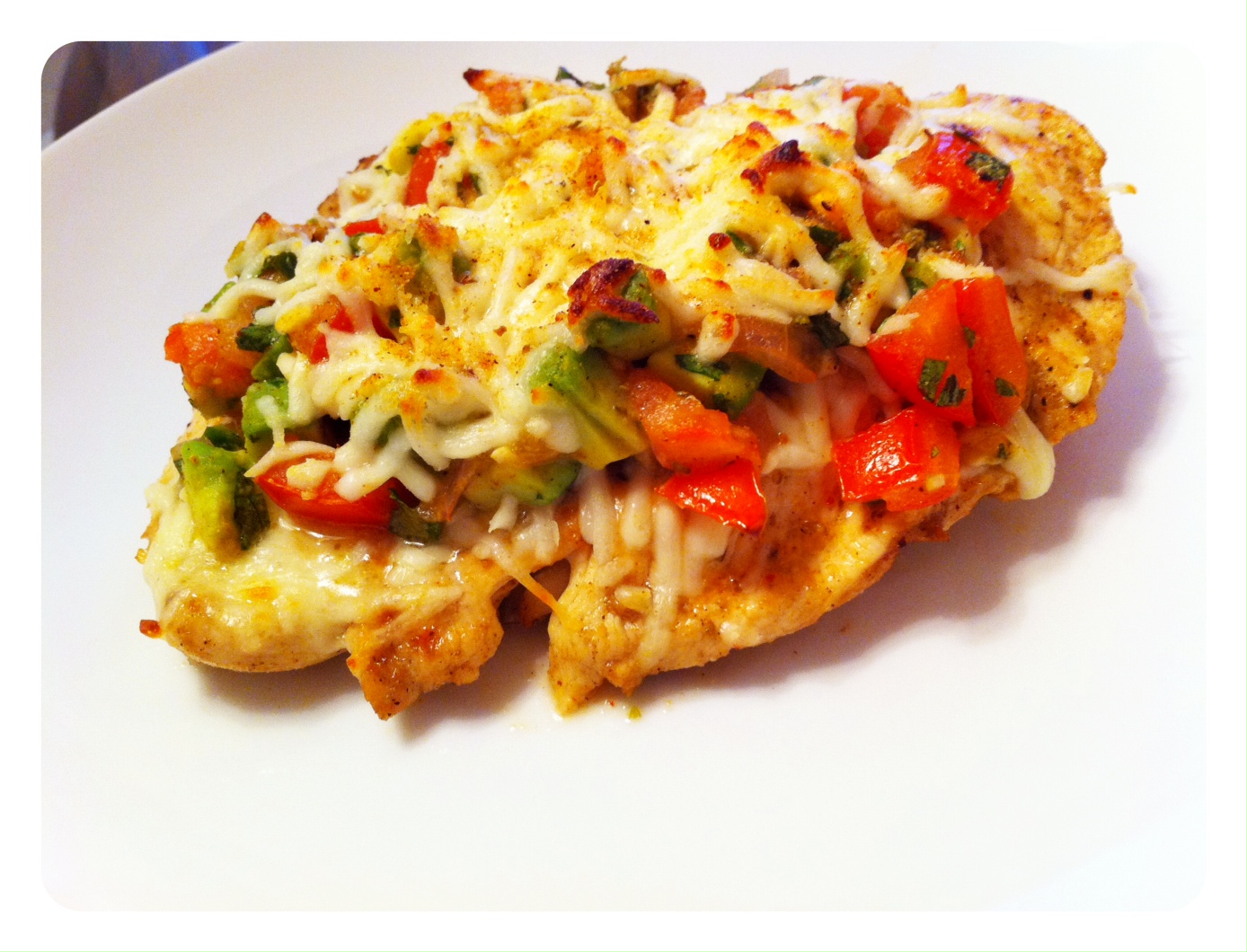 peace. love. & good food. Chicken Taco "Pizzas"