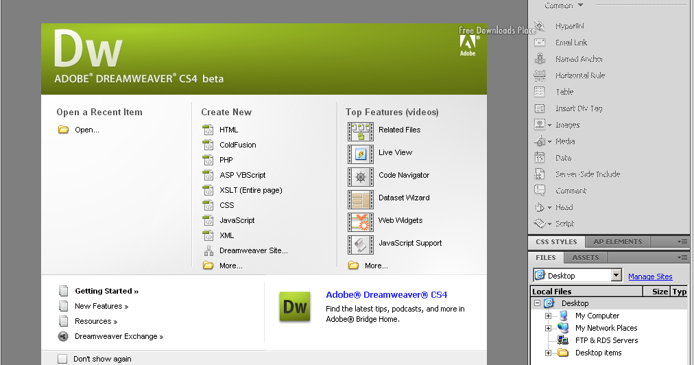 Tutorial Macromedia/Adobe Dreamweaver